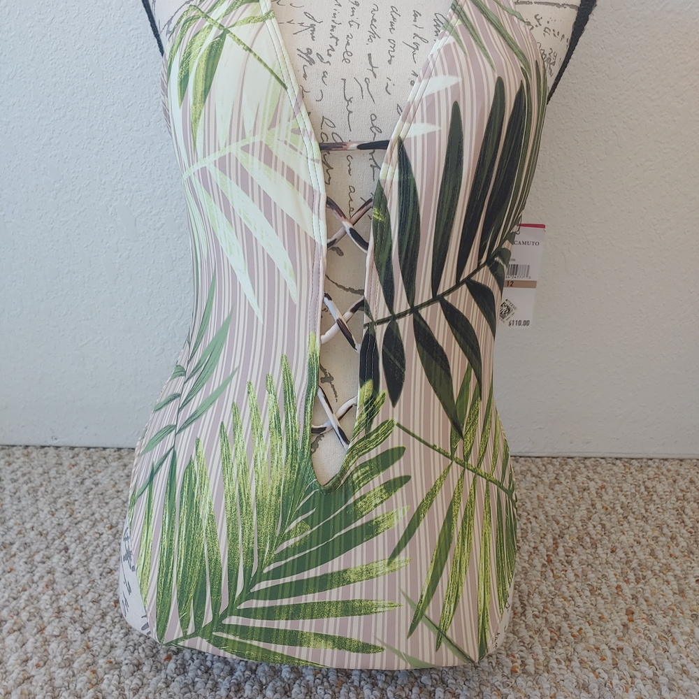Vince Camuto Fern and Cream Swimwear